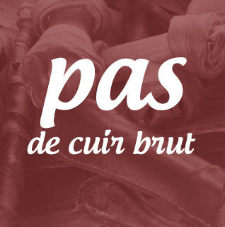 pas de cuir brut