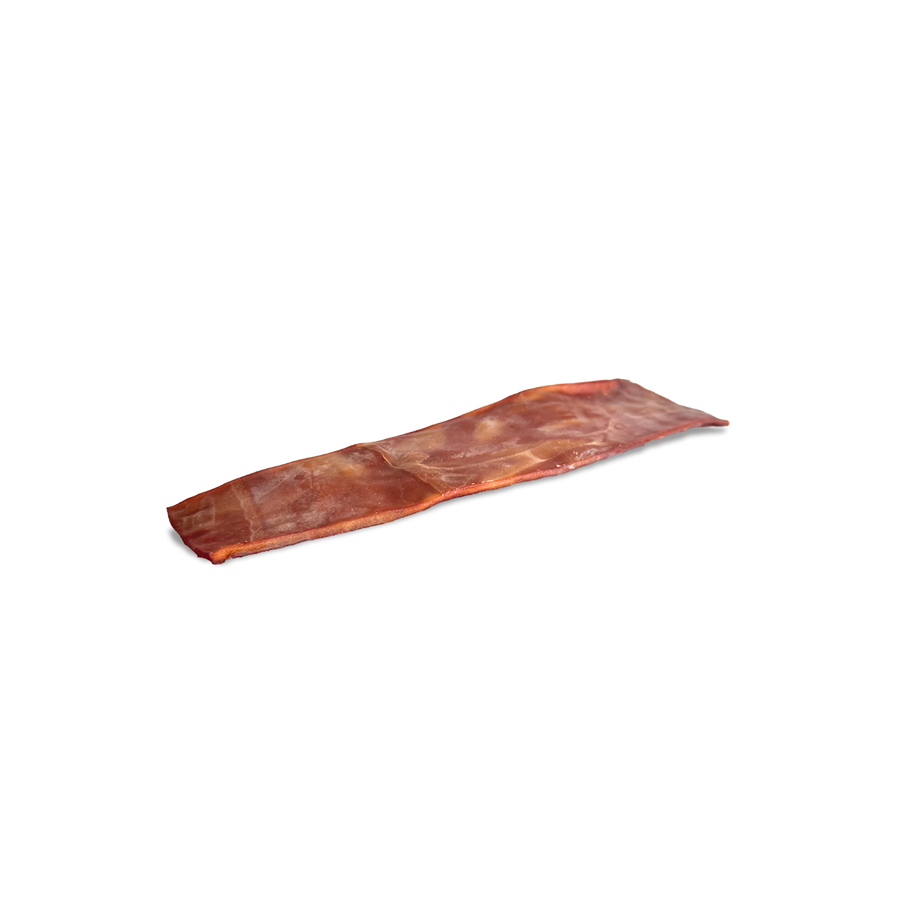 Lanières de viande séchée aplatie