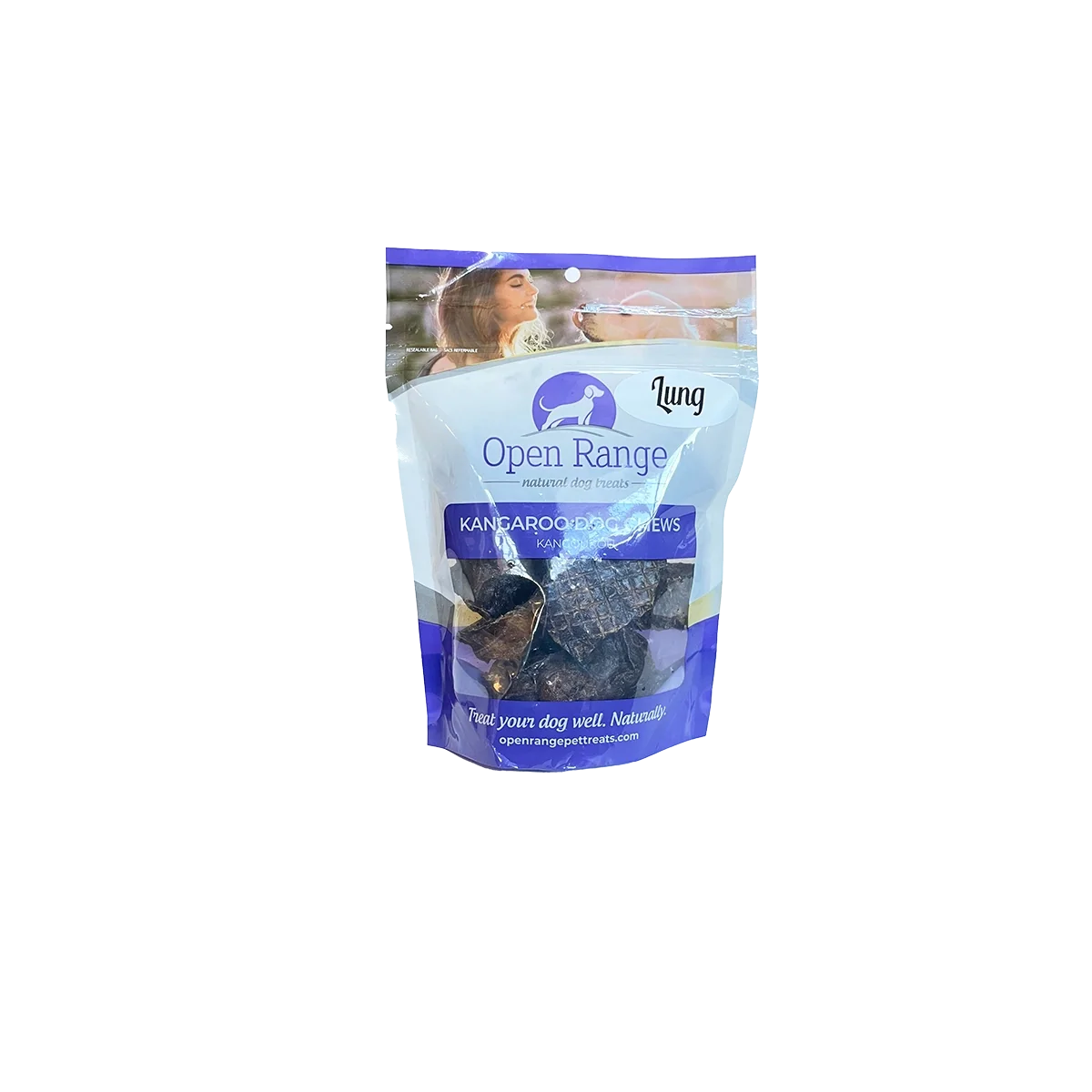 Poumon de kangourou en cubes 85g (pacquet)