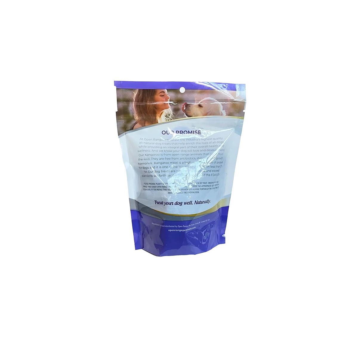 Poumon de kangourou en cubes 85g (pacquet)