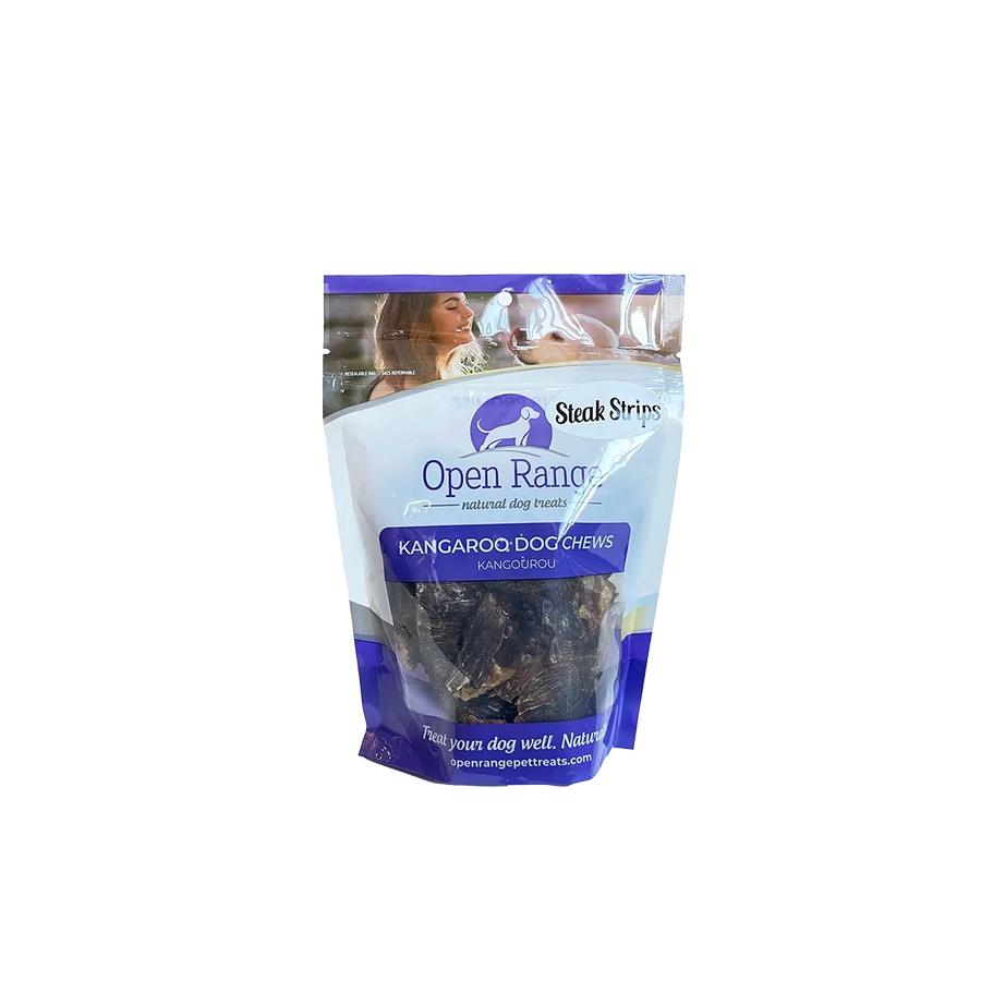 Lanières de bifteck de kangourou 100 g (sac)